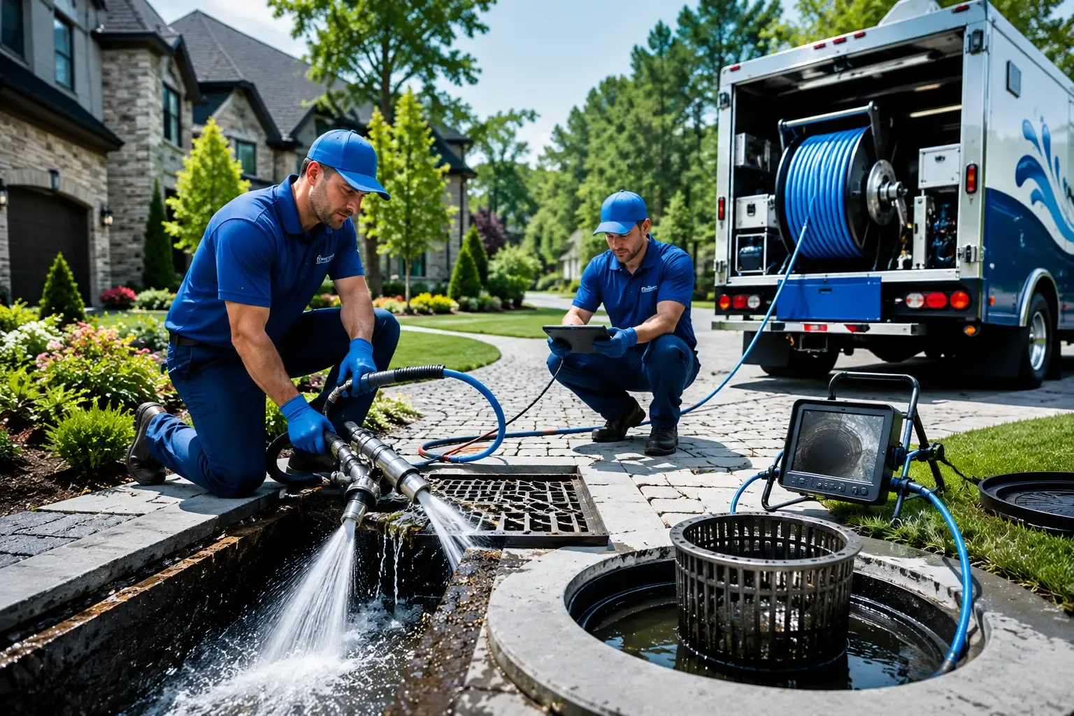 Local outdoor drain cleaning professionals in Storrs Mansfield, CT
